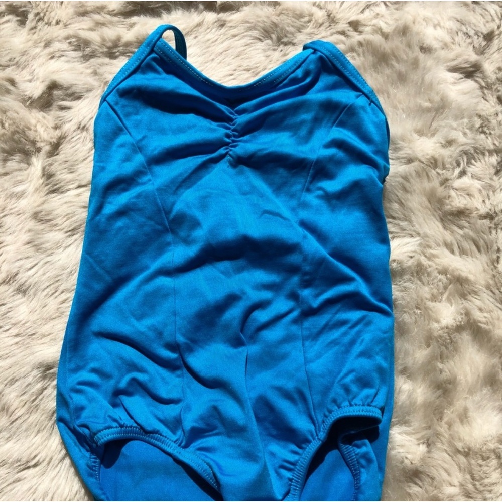 Girls Medium Blue Leotard
